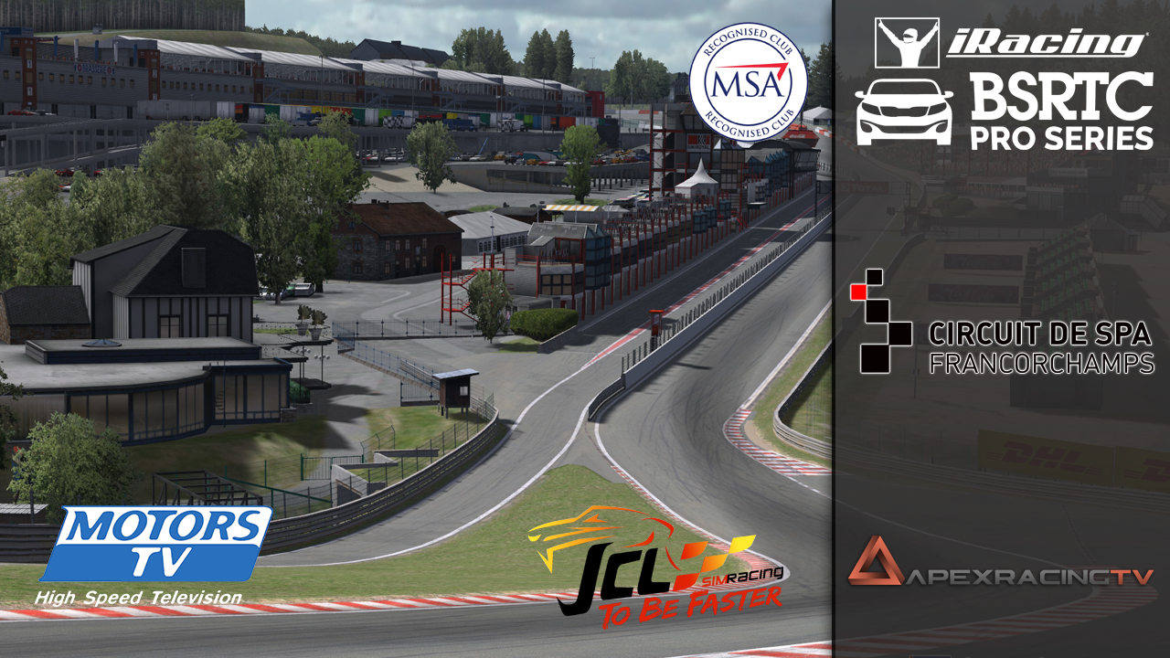 iRacing: MSA BSR Pro Series - Spa - Apex Racing TV